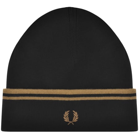 Fred Perry Classic Beanie Hat Black | Mainline Menswear